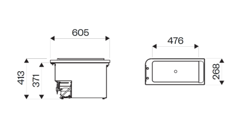 Компрессорный холодильник Indel B Top Loaded TL27 12/24V